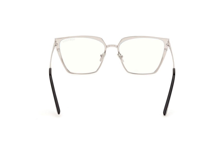 Okulary korekcyjne Tom Ford FT5945-B 016 Kwadratowe Srebrne