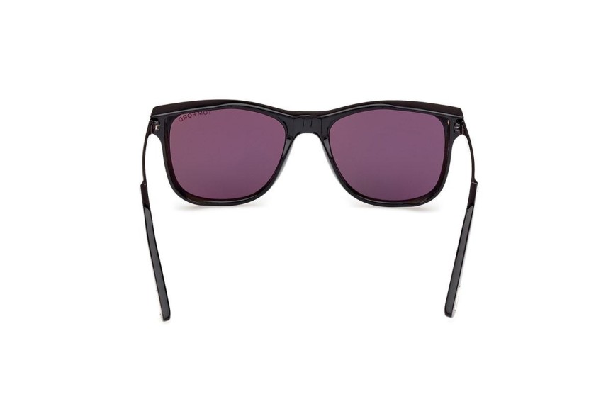 Okulary przeciwsłoneczne Tom Ford FT1104 01A Kwadratowe Czarne