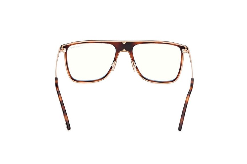 Okulary korekcyjne Tom Ford FT5944-B 056 Flat Top Havana