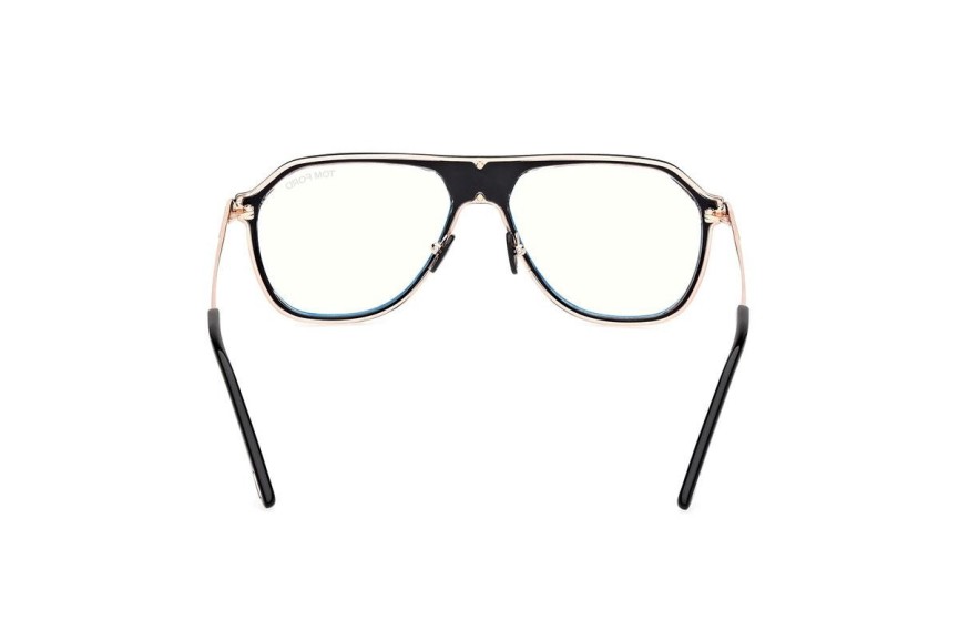 Okulary korekcyjne Tom Ford FT5943-B 003 Pilotki (Aviator) Czarne