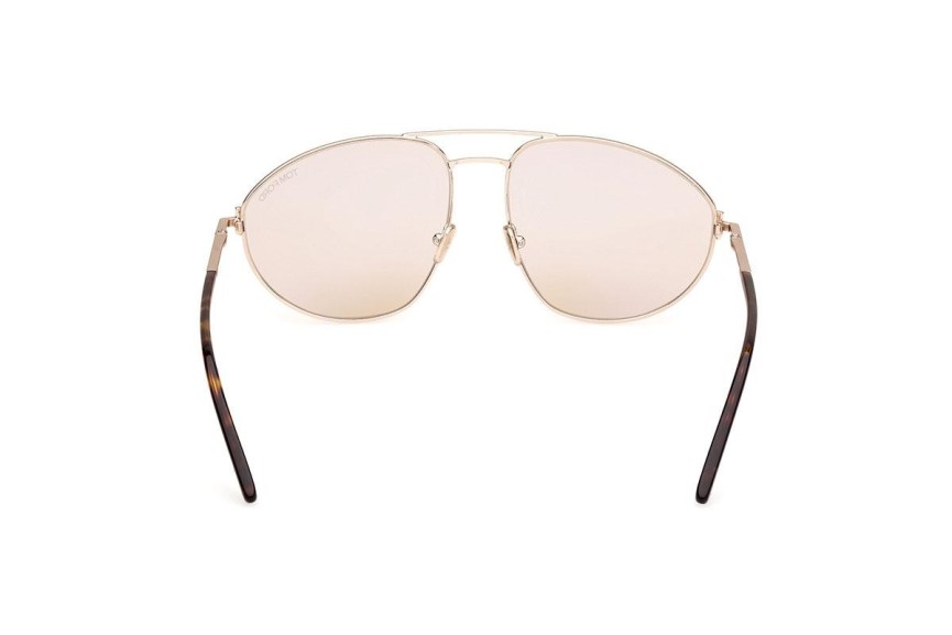 Okulary przeciwsłoneczne Tom Ford FT1095 28E Pilotki (Aviator) Złote