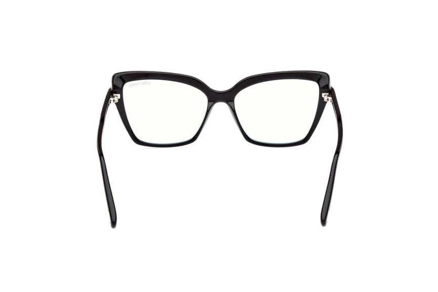 Okulary korekcyjne Tom Ford FT5948-B 001 Kocie oczy Czarne