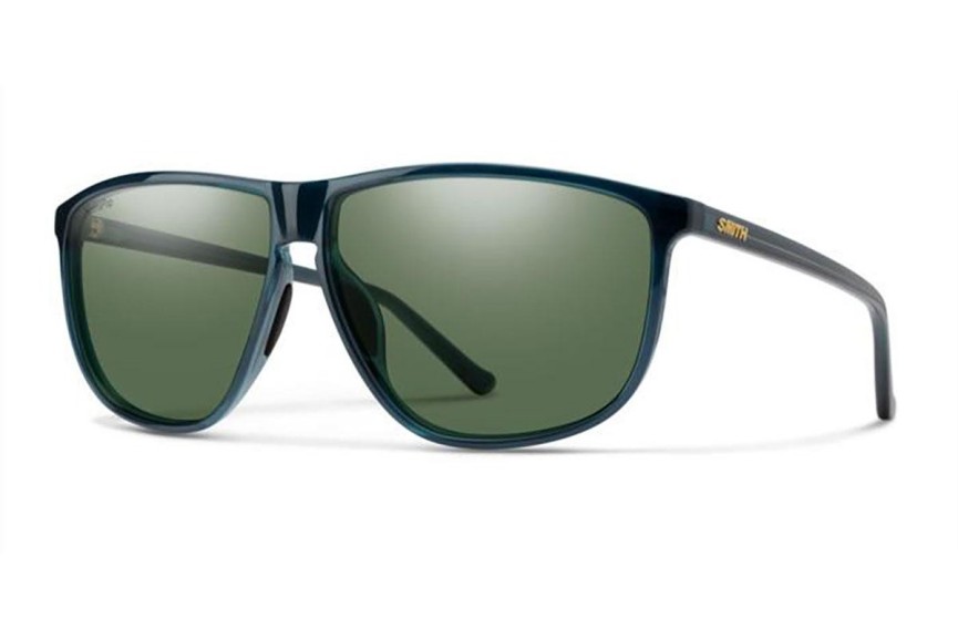 Okulary przeciwsłoneczne Smith MONOLAKE QM4/L7 Polarized Owalne Niebieskie