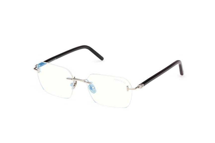 Okulary korekcyjne Tom Ford FT5934-B 016 Prostokątne Srebrne