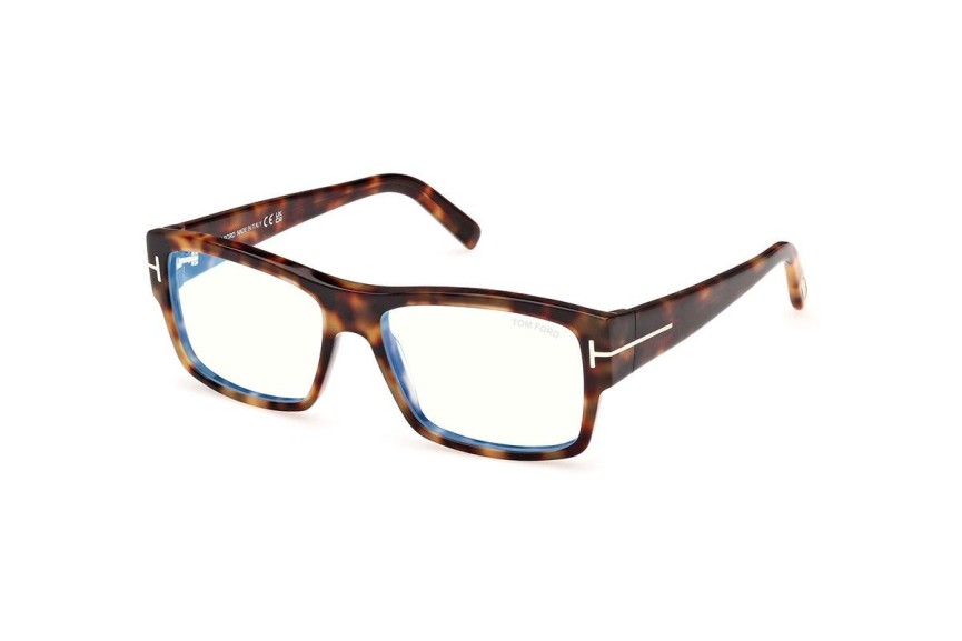 Okulary korekcyjne Tom Ford FT5941-B 053 Prostokątne Havana