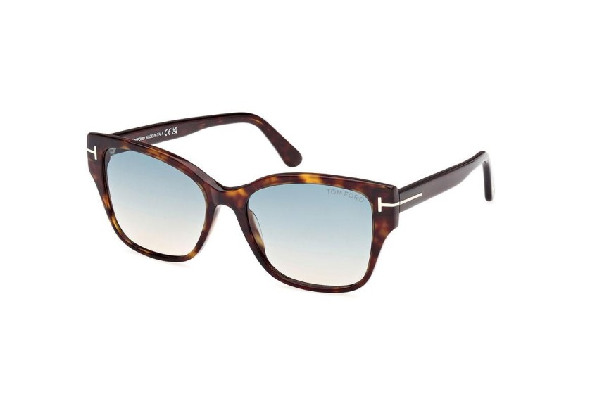 Okulary przeciwsłoneczne Tom Ford FT1108 52P Prostokątne Havana