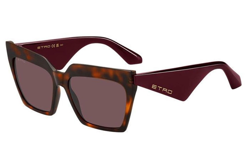 Okulary przeciwsłoneczne Etro ETRO0001/S 086/U1 Browline Havana