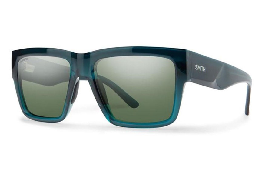 Okulary przeciwsłoneczne Smith LINEUP QM4/L7 Polarized Prostokątne Niebieskie