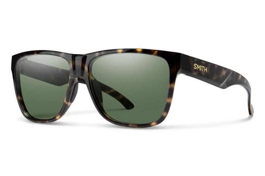 Okulary przeciwsłoneczne Smith LOWDOWNXL2 P65/L7 Polarized Kwadratowe Havana