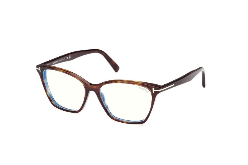 Okulary korekcyjne Tom Ford FT5949-B 052 Kocie oczy Havana