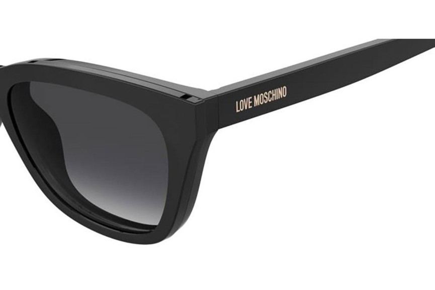 Okulary korekcyjne Love Moschino MOL071/CS 807/9O Prostokątne Czarne