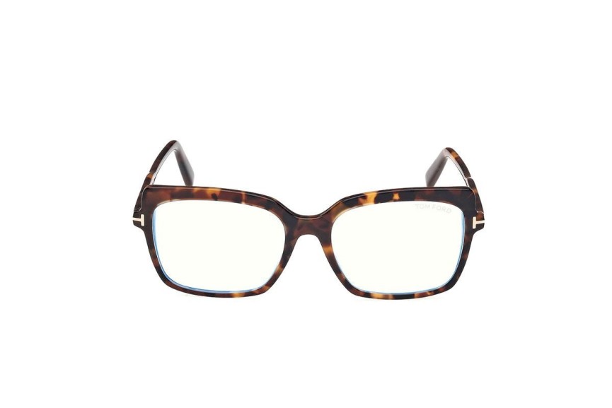 Okulary korekcyjne Tom Ford FT5947-B 052 Kwadratowe Havana