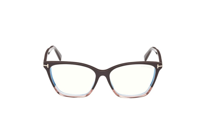 Okulary korekcyjne Tom Ford FT5949-B 050 Kocie oczy Brązowe