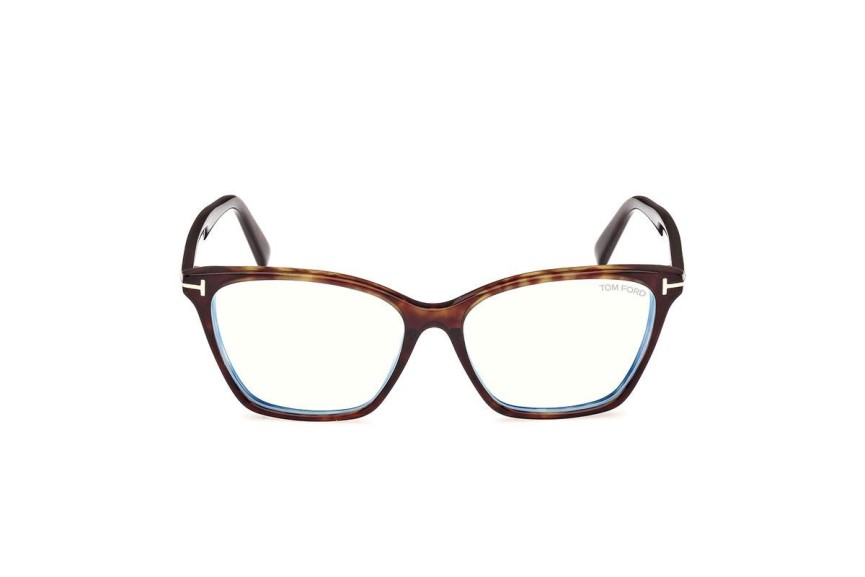 Okulary korekcyjne Tom Ford FT5949-B 052 Kocie oczy Havana