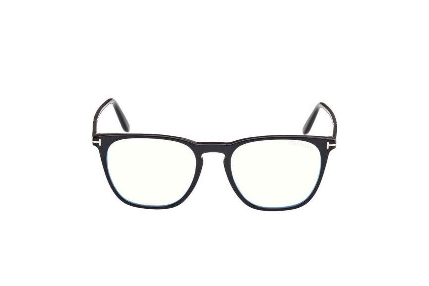 Okulary korekcyjne Tom Ford FT5937-B 001 Prostokątne Czarne