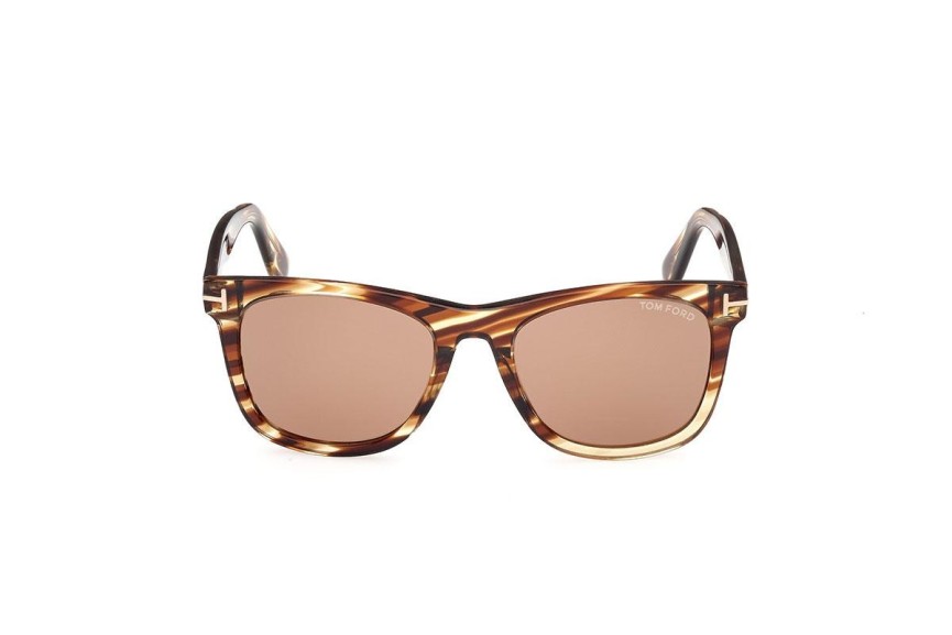 Okulary przeciwsłoneczne Tom Ford FT1099 55E Kwadratowe Havana