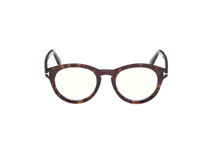 Okulary korekcyjne Tom Ford FT5940-B 052 Okrągłe Havana