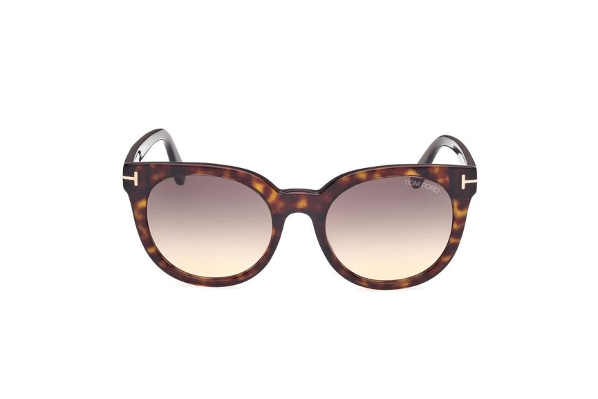 Okulary przeciwsłoneczne Tom Ford FT1109 52B Okrągłe Havana