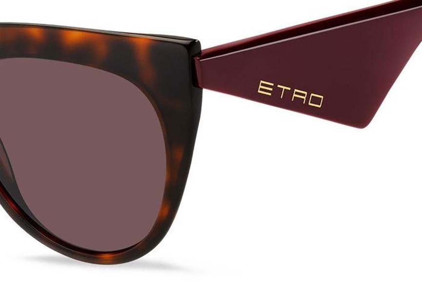 Okulary przeciwsłoneczne Etro ETRO0003/S 086/U1 Kocie oczy Havana