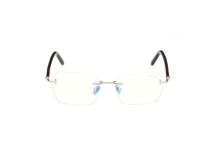 Okulary korekcyjne Tom Ford FT5934-B 016 Prostokątne Srebrne