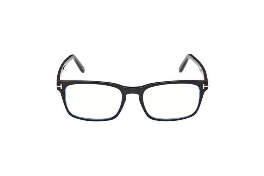 Okulary korekcyjne Tom Ford FT5938-B 001 Kwadratowe Czarne