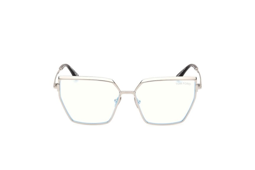 Okulary korekcyjne Tom Ford FT5946-B 016 Kwadratowe Srebrne