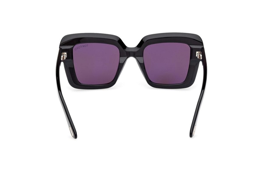 Okulary przeciwsłoneczne Tom Ford FT1157 01A Kwadratowe Czarne