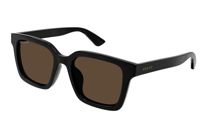 Okulary przeciwsłoneczne Gucci GG1582SK 004 Kwadratowe Czarne