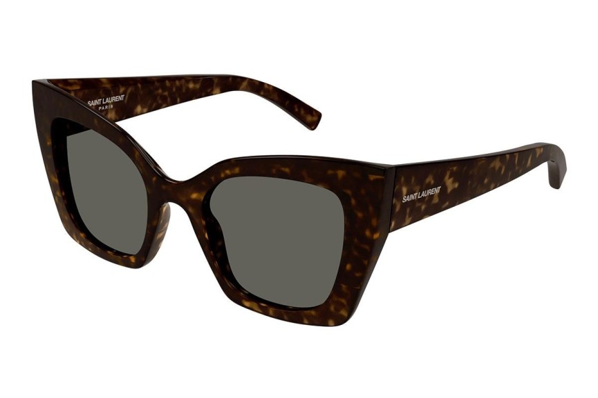 Okulary przeciwsłoneczne Saint Laurent SL552 008 Kocie oczy Havana