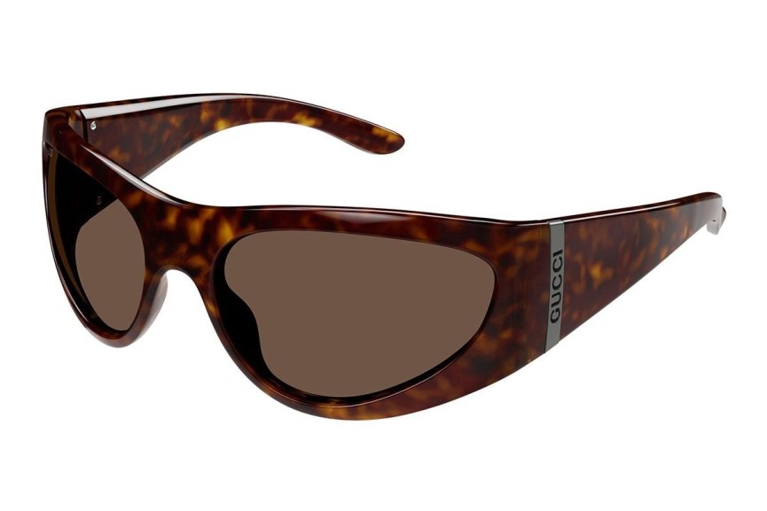 Okulary przeciwsłoneczne Gucci GG1575S 002 Prostokątne Havana