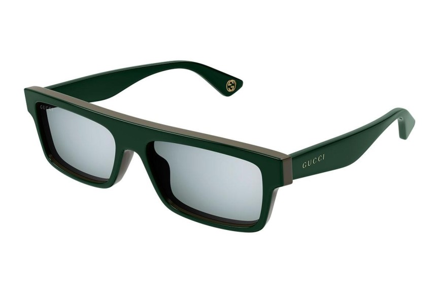 Okulary przeciwsłoneczne Gucci GG1616S 003 Kwadratowe Zielone