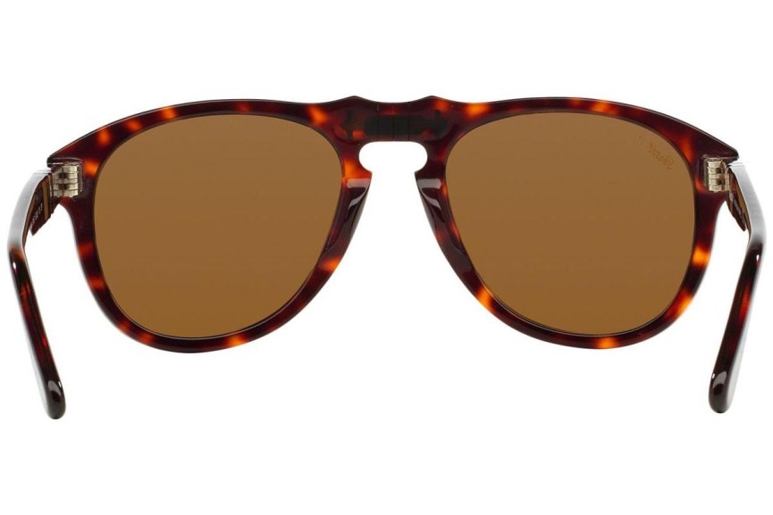 Okulary przeciwsłoneczne Persol 649 Series PO0649 24/57 Polarized Pilotki (Aviator) Havana