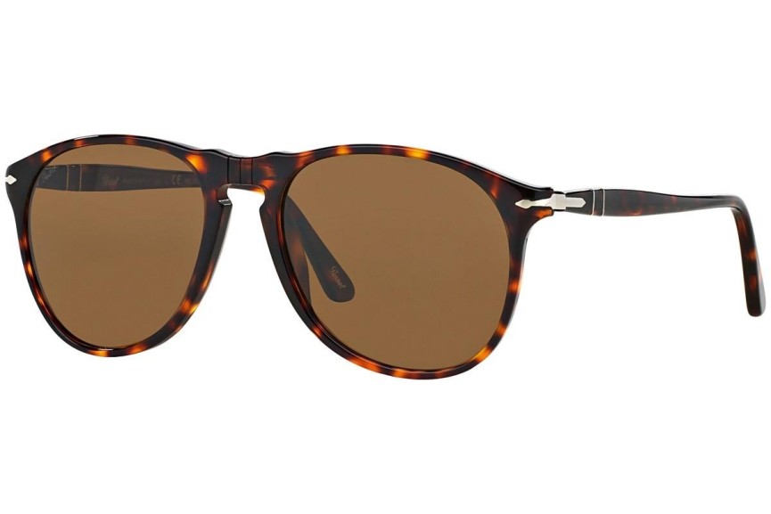 Okulary przeciwsłoneczne Persol 649 Series PO9649S 24/57 Polarized Pilotki (Aviator) Havana