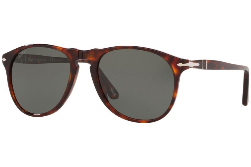 Okulary przeciwsłoneczne Persol PO9649S 24/58 Polarized Pilotki (Aviator) Havana