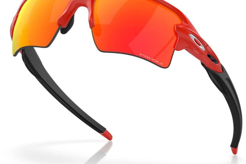 Okulary przeciwsłoneczne Oakley Flak 2.0 XL OO9188 9188J1 Prostokątne Czerwone