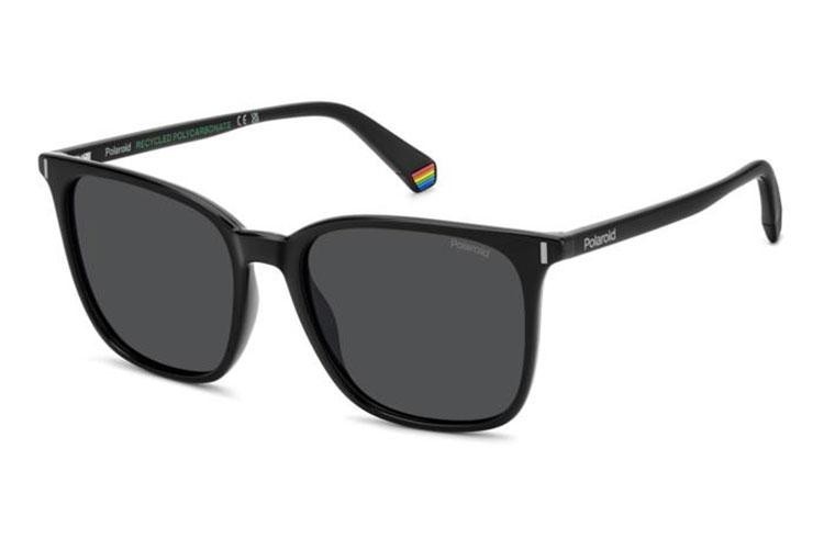 Okulary przeciwsłoneczne Polaroid PLD6226/S 807/M9 Polarized Prostokątne Czarne