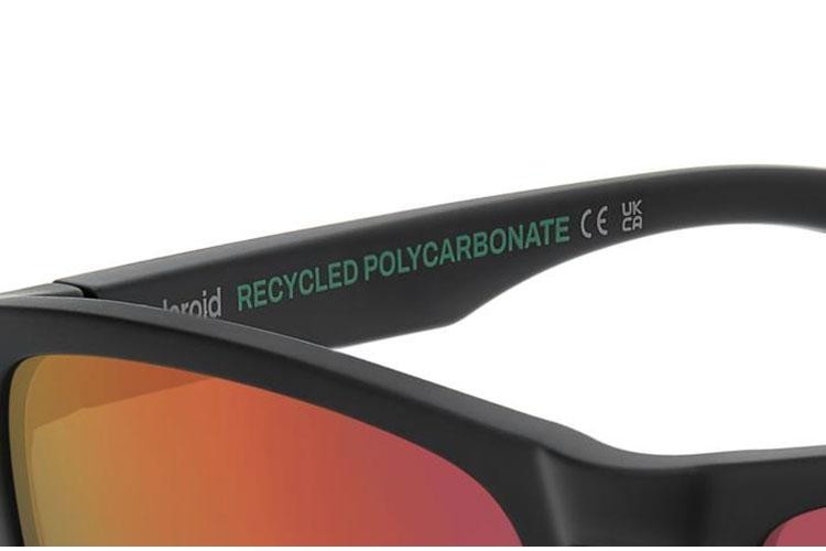 Okulary przeciwsłoneczne Polaroid PLD2161/S OIT/OZ Polarized Prostokątne Czarne