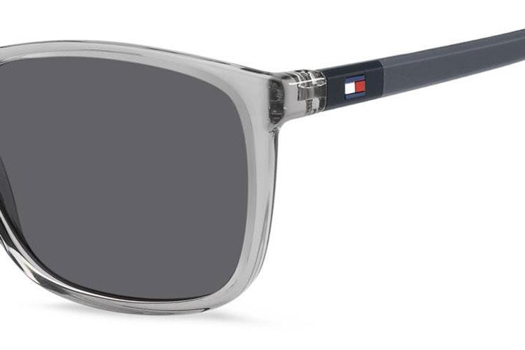 Okulary przeciwsłoneczne Tommy Hilfiger TH2120/S KB7/IR Prostokątne Szare