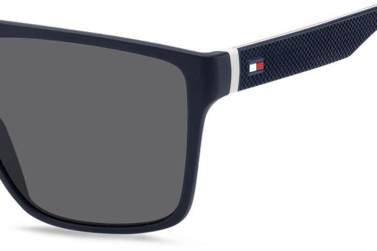 Okulary przeciwsłoneczne Tommy Hilfiger TH1717/S FLL/IR Flat Top Niebieskie