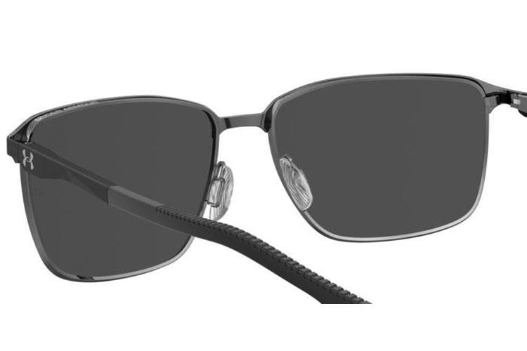 Okulary przeciwsłoneczne Under Armour UARETAINED/G RZZ/M9 Polarized Prostokątne Czarne