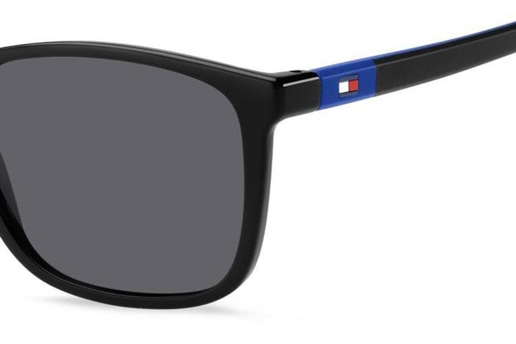 Okulary przeciwsłoneczne Tommy Hilfiger TH2120/S 807/IR Prostokątne Czarne