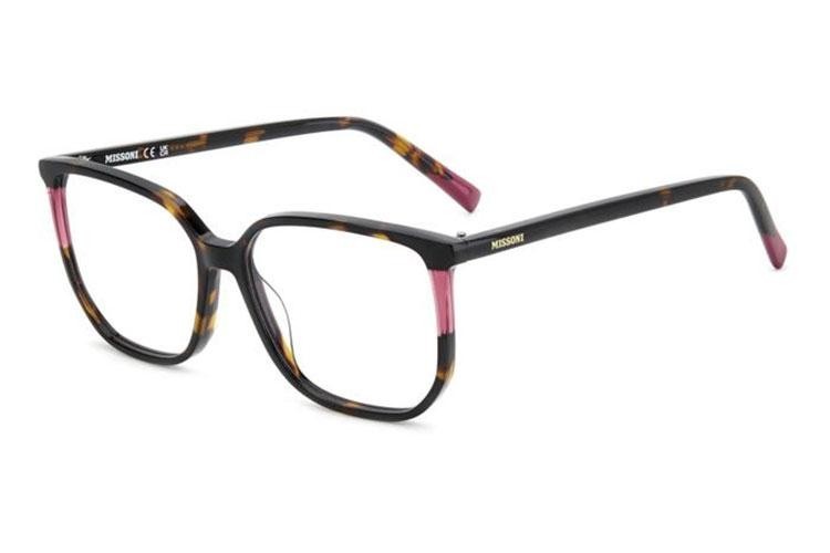 Okulary korekcyjne Missoni MIS0202 086 Prostokątne Havana