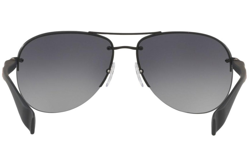 Okulary przeciwsłoneczne Prada Linea Rossa PS56MS DG05W1 Polarized Pilotki (Aviator) Czarne