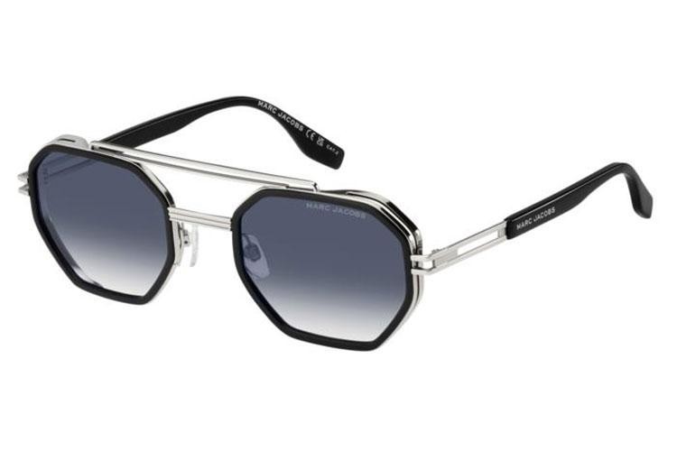 Okulary przeciwsłoneczne Marc Jacobs MARC782/S 84J/08 Prostokątne Srebrne