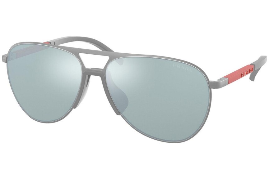 Okulary przeciwsłoneczne Prada Linea Rossa PS51XS 07S08L Pilotki (Aviator) Szare