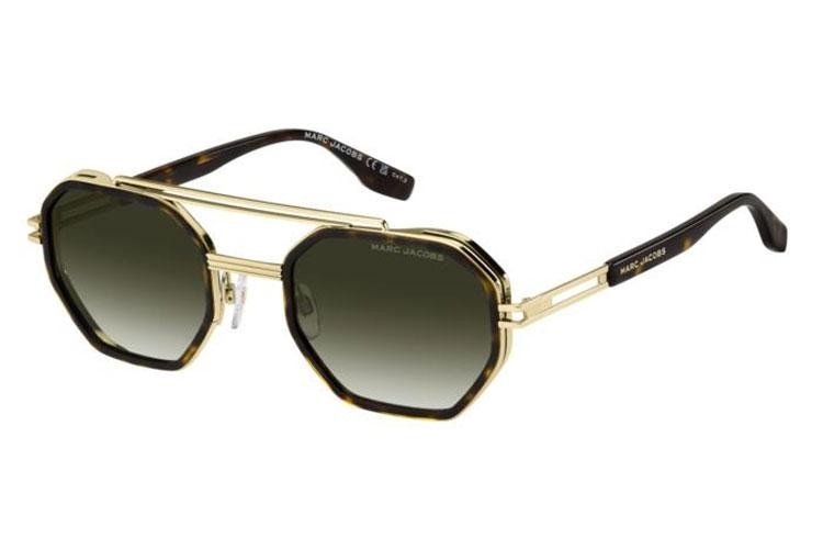 Okulary przeciwsłoneczne Marc Jacobs MARC782/S 06J/9K Prostokątne Złote