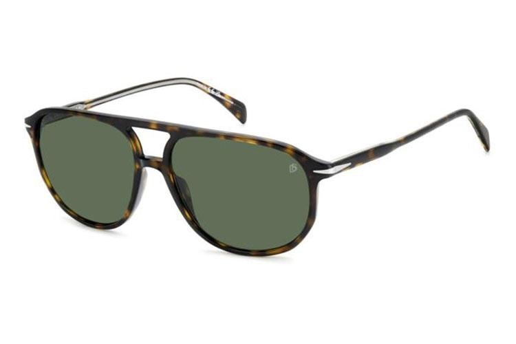 Okulary przeciwsłoneczne David Beckham DB1159/S 086/UC Polarized Prostokątne Havana