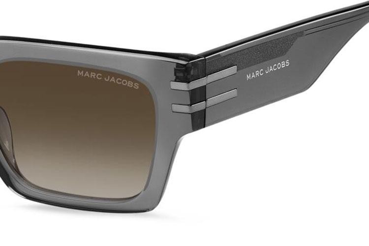 Okulary przeciwsłoneczne Marc Jacobs MARC787/S KB7/HA Prostokątne Szare