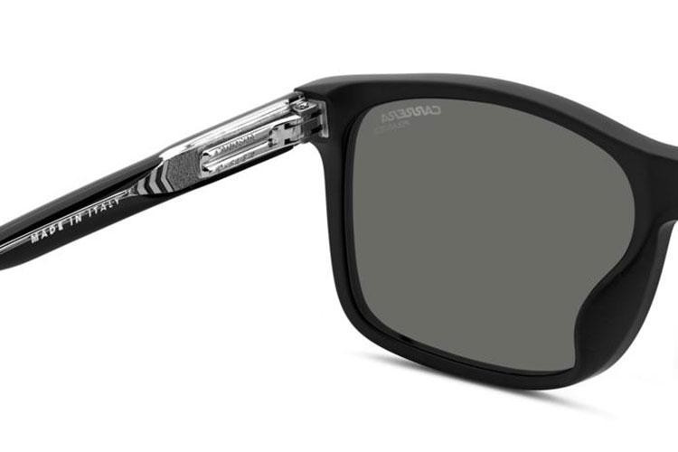 Okulary przeciwsłoneczne Carrera CFLEX01/G/S 003/M9 Polarized Prostokątne Czarne