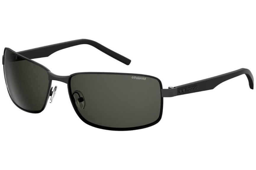 Okulary przeciwsłoneczne Polaroid PLD2045/S 807/M9 Polarized Prostokątne Czarne